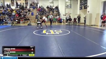 154 lbs Cons. Round 2 - Joshua Byrd, T. R. Miller vs Tylan Rivers, Dothan HS