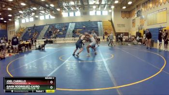 182 lbs Round 3 (8 Team) - Gavin Rodriguez-Cayro, Deland Bulldog Wrestling Club vs Joel Carrillo, Maximum Performance