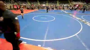 115 lbs Consi Of 4 - Mya Gonzales, WolfPack Wrestling Academy vs Justice Anthony, Patriots Wrestling Club