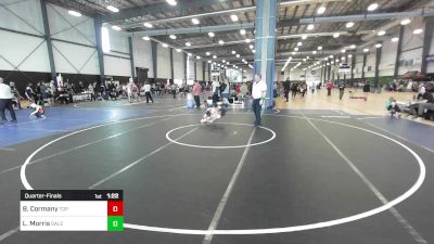 88 lbs Quarterfinal - Bentley Cormany, Top Fuelers WC vs Landon Morris, Salem Elite Mat Club