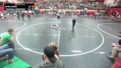 53 lbs Cons. Quarters - Marshall Armstrong, Idaho vs Zayne Latimer, Iron Mountain Outlaws