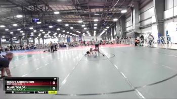 60 lbs Rd# 8- 12:30pm Saturday Final Pool - Blair Taylor, Maryland BLACK vs Brody Farrington, East Coast Elite