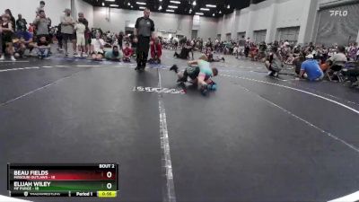 70 lbs Semis (4 Team) - Beau Fields, Missouri Outlaws vs Elijah Wiley, MF Purge