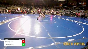 115 lbs Consi Of 16 #1 - Hud Turner, McDominate Training Center vs Jacob Alvarez, Izzy Style