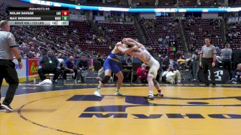172 lbs Consi 5 - Nolan Savage, Line Mountain vs Max Wirnsberger, Warrior Run
