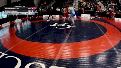 55kg Quarterfinal - Malcolm Walsh, Unaffiliated ON vs Carter Lepage, The ROC