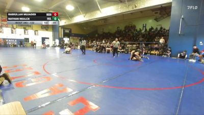 132 lbs Cons. Round 3 - Rabiullah Mujadidi, Woodbridge vs Nathan Realce, Portola