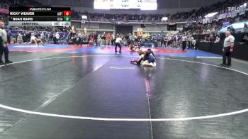 1A-4A 120 Semifinal - Noah Rains, St James vs Ricky Weaver, Alabama School For The Blind