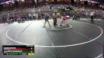 100 lbs Champ. Round 1 - Elizabeth Rodriguez, Slam vs ALEXIS BROWN, Crestview