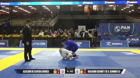 Aleilson De Oliveira Borges vs Benjamin Schmitt De O. Kummer Lo 2026 Pan Jiu Jitsu IBJJF Championship