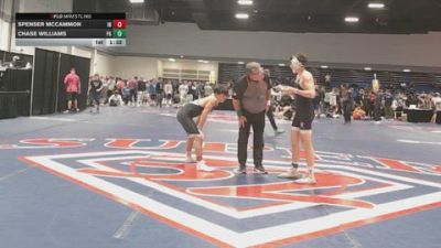 126 lbs Round Of 32 - Spenser McCammon, IN vs Chase Williams, PA