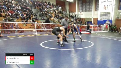 152 lbs Cons. Round 2 - Nico Naranjo, Fountain Valley vs Jakub Vazquez, Madison High School