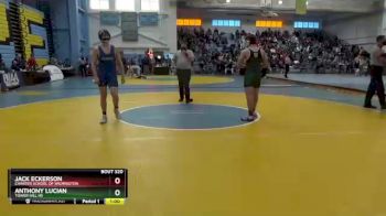 170 lbs Cons. Round 3 - Anthony Lucian, Tower Hill Hs vs Jack Eckerson, Charter School Of Wilmington