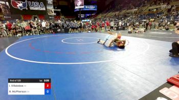 195 lbs Rnd Of 128 - Isaac Villalobos, Oklahoma vs Riley McPherson, Ohio