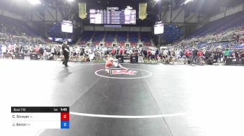 113 lbs Rnd Of 64 - Colin Strayer, Indiana vs Jack Baron, Pennsylvania