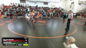 182A Round 2 - Damian Hill, Thunder Basin High School vs Dillon Melton, Powell