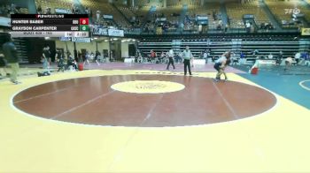 165 lbs Cons. Round 4 - Hunter Baber, Ouachita Baptist vs Grayson Carpenter, Carl Albert State