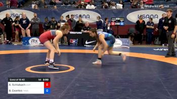 62 kg Consolation - Andrea Schlabach, Unattached vs Brianna Csontos, Titan Mercury Wrestling Club