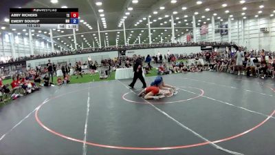 105 lbs Abby Richers, Texas vs Emery Soukup, Minnesota