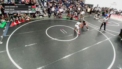 138 lbs Cons. Round 3 - Elias Delis, 951 Wrestling Club vs Jesse Banda Jr, Chino High Wrestling