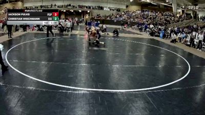132 lbs Semis (4 Team) - Christian Wiechmann, Chattanooga Christian School vs Jackson Fulks, Pope Saint John Paul II Preparatory School