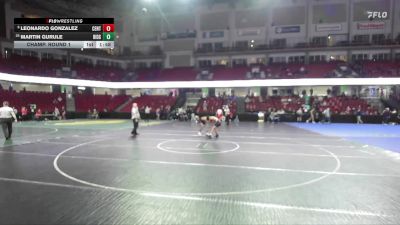 132 lbs Champ. Round 1 - Martin Gurule, Ridgevue vs Leonardo Gonzalez, Centennial