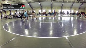 133 lbs Cons. Semi - Logan Alexander, West Virginia Unattached vs Anthony Mucci, UPJ Unattached