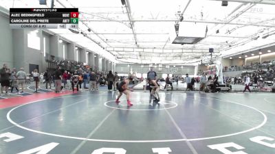 145 lbs Consi Of 8 #2 - Alec Bedingfield, Montville vs Caroline Del Prete, Amity