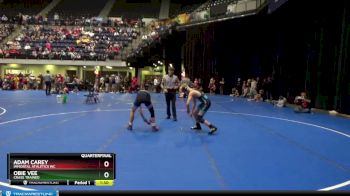 115 lbs Quarterfinal - Adam Carey, Immortal Athletics WC vs Obie Vee, Crass Trained