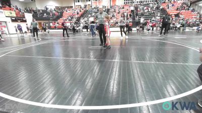 60 lbs Consi Of 4 - Roman Rappe, Fort Gibson Youth Wrestling vs Ryan Chupp, Bartlesville Wrestling Club