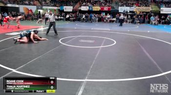 185G Semifinal - Roane Cook, Homer High School Mariners vs Thalia Martinez, Lathrop Wrestling