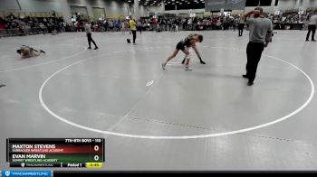 110 lbs Cons. Round 3 - Maxton Stevens, Sarbacker Wrestling Academy vs Evan Marvin, Summit Wrestling Academy