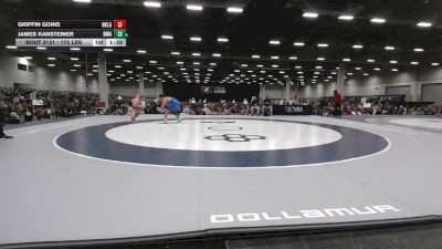 175 lbs Champ. Rd Of 64 - Griffin Goins, Oklahoma vs James Kansteiner, Nebraska Wrestling Academy