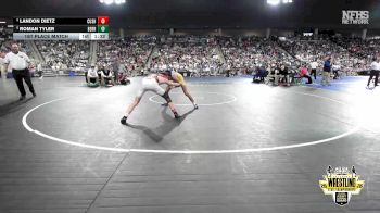 B4A-113 lbs 1st Place Match - Roman Tyler, Berryhill vs Landon Dietz, Cushing