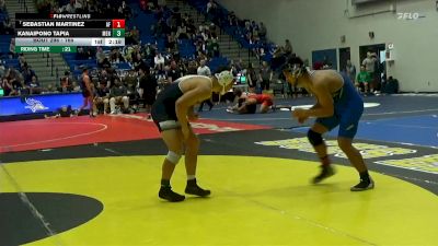 165 lbs Cons. Round 5 - Sebastian Martinez, Air Force vs Kanaipono Tapia, Menlo (Calif.)