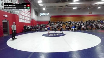 120 lbs Consolation - Cam Roussell, Londonderry vs Robert Phipps, Plymouth