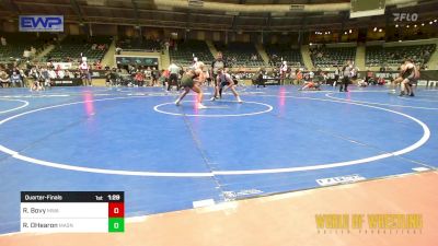 135 lbs Quarterfinal - Ryker Bovy, Moen Wrestling Academy vs Riker OHearon, Mat Assassins