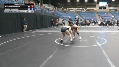 124 lbs 1st Place Match - Sierra Alamilla, Central Methodist University vs Aleena Navarrete, Wayland Baptist University