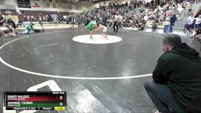 102 lbs Semifinal - Dominic Cicero, Poway Elite vs Santi Valdez, Monster Garage