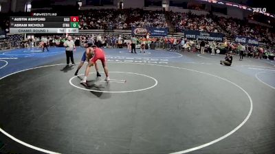 D 3 144 lbs Champ. Round 1 - Abram Nichols, St. Mary`s vs Austin Ashford, Basile