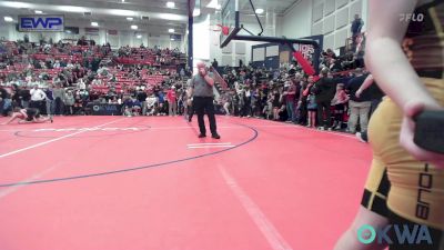 67 lbs Consi Of 4 - Dawson Long, Standfast OKC vs Dj Reeves, Midwest City Bombers Youth Wrestling Club