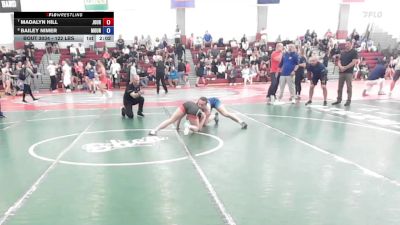 122 lbs Rr Rnd 1 - Madalyn Hill, Journeymen WC vs Bailey Nimer, Mount Pleasant High School