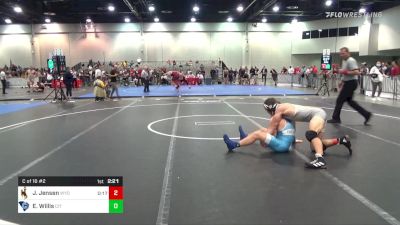 149 lbs C Of 16 #2 - Jaron Jensen, Wyoming vs Ethan Willis, The Citadel