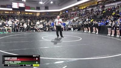 285 lbs 5th & 7th Place - Brandon Bogseth, Ankeny Centennial vs Jamal Neeway, Waukee Northwest