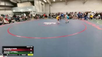 113 lbs Champ. Round 2 - Roman Luttrell, Cleveland vs DeAngelo Mata, North Platte