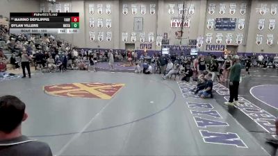 150 lbs Champ. Round 3 - Marino DeFilippis, Father Ryan vs Dylan Villers, McCallie