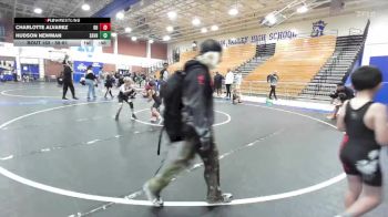 58-61 lbs Cons. Semi - Charlotte Alvarez, Rough House vs Hudson Newman, Ridgecrest Wrestling Club