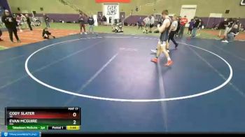 182 lbs Champ. Round 2 - Cody Slater, WI vs Evan McGuire, MN