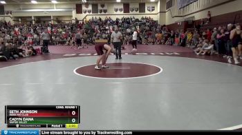 S-14 lbs Cons. Round 1 - Cadyn Dana, Wapsie Valley vs Seth Johnson, Indee Mat Club