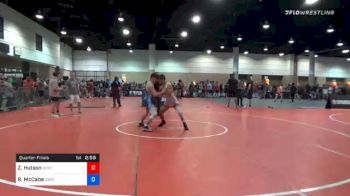 132 kg Quarterfinal - Zander Hutson, North River Wrestling Club vs Ryan McCabe, SWAT (Sheldon Wrestling Academy Training)